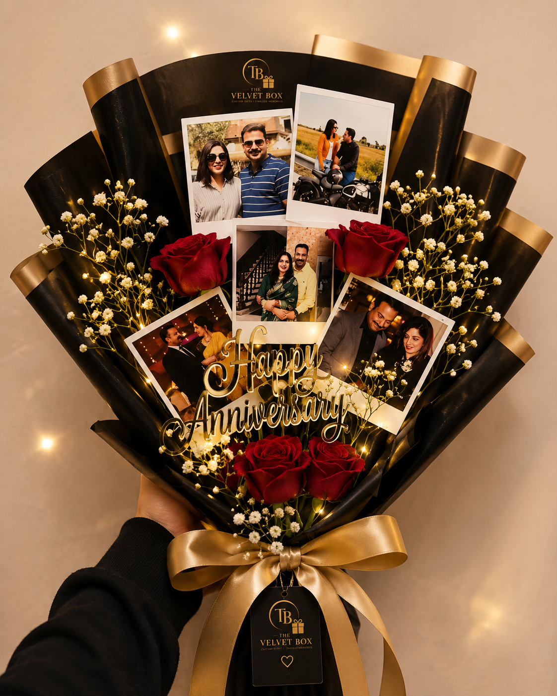 The Velvet Box Signature Photo Bouquet
