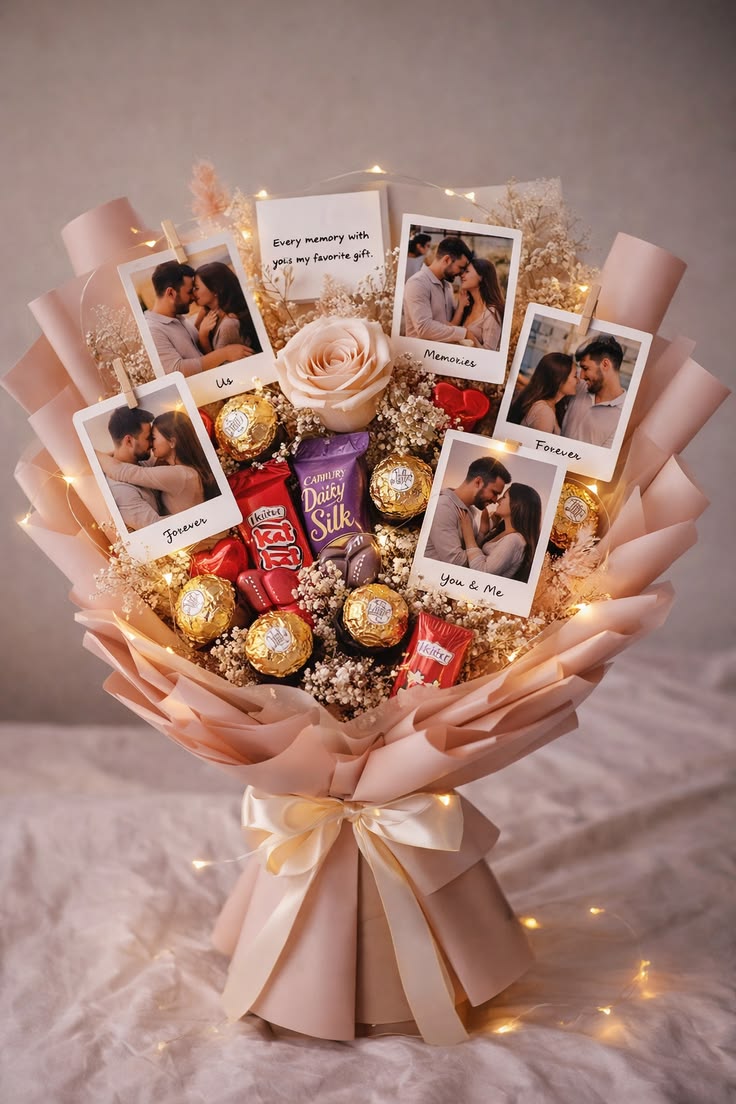 The Velvet Box Signature Photo Bouquet